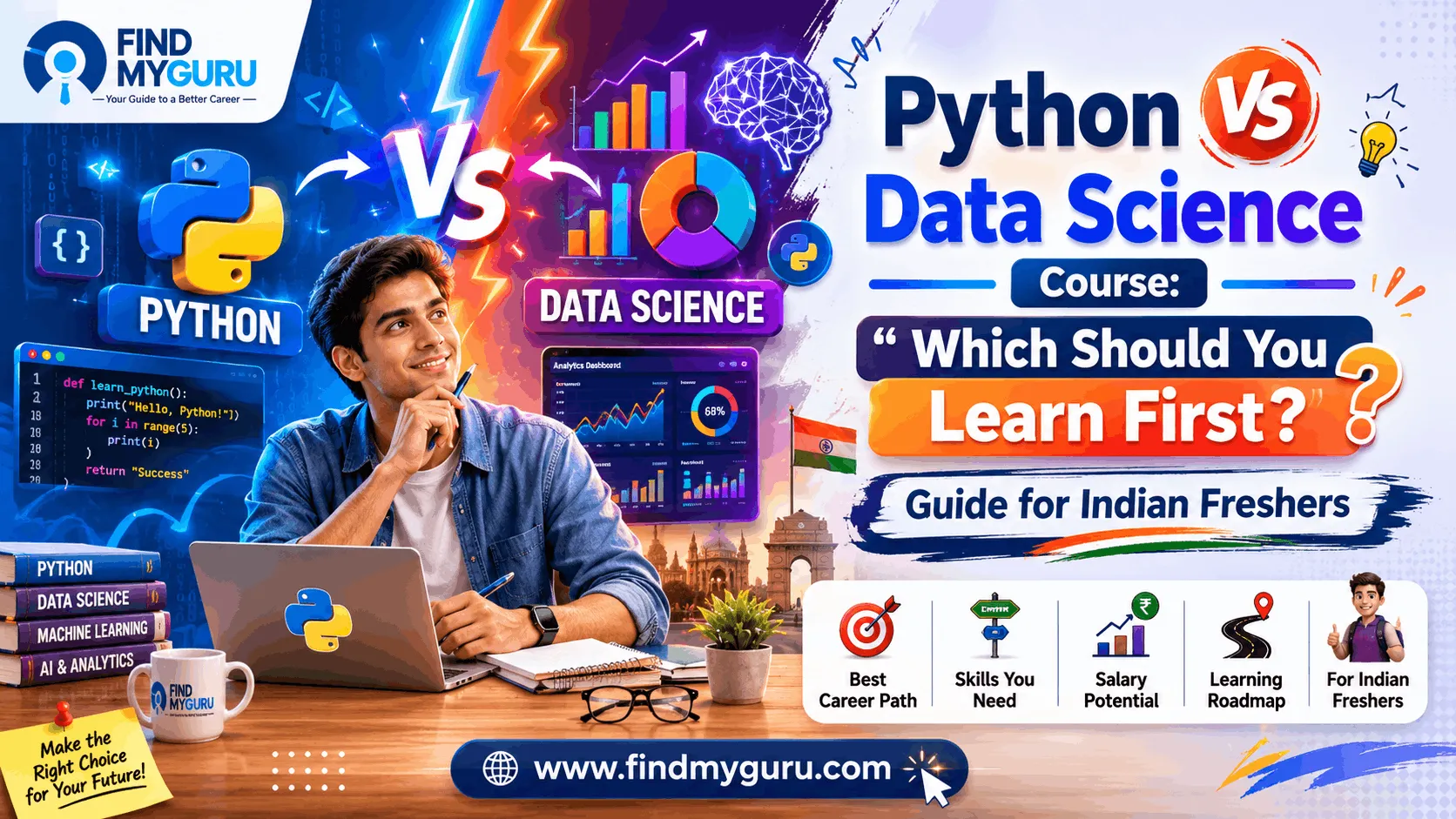 Python vs Data Science Course: Which Should You Learn First?