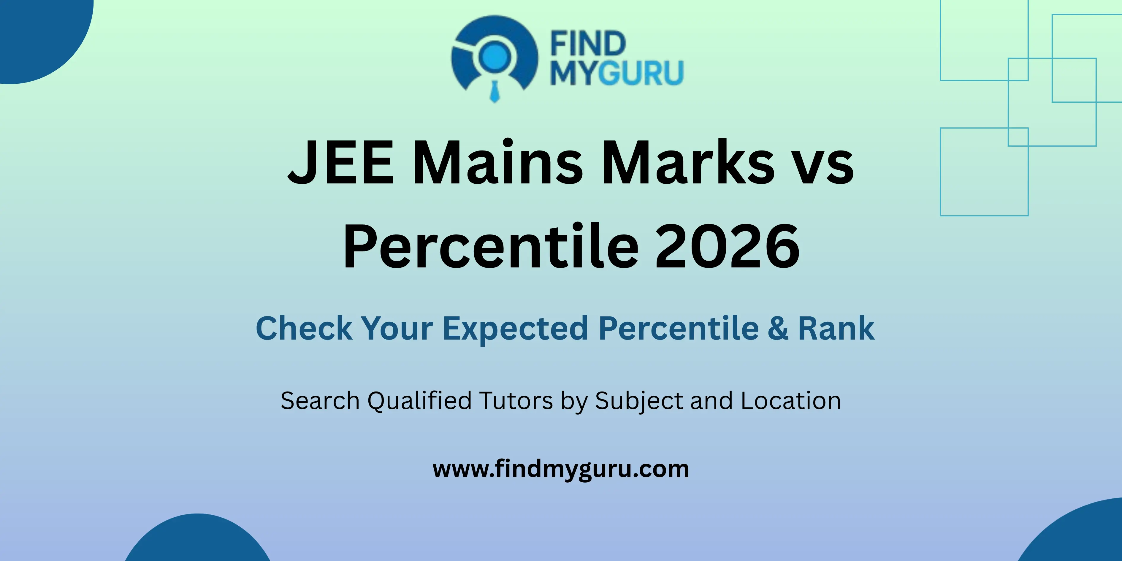 JEE Main Marks vs Percentile Calculation Explained