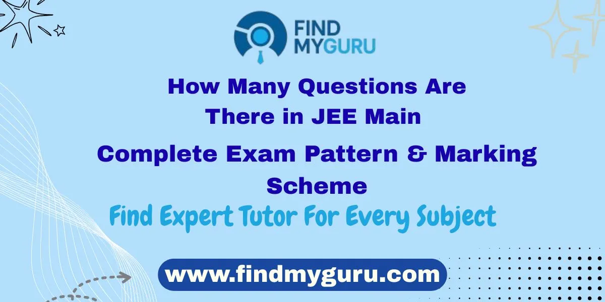 JEE Main Exam Pattern: Total Questions, Marking & Section Split
