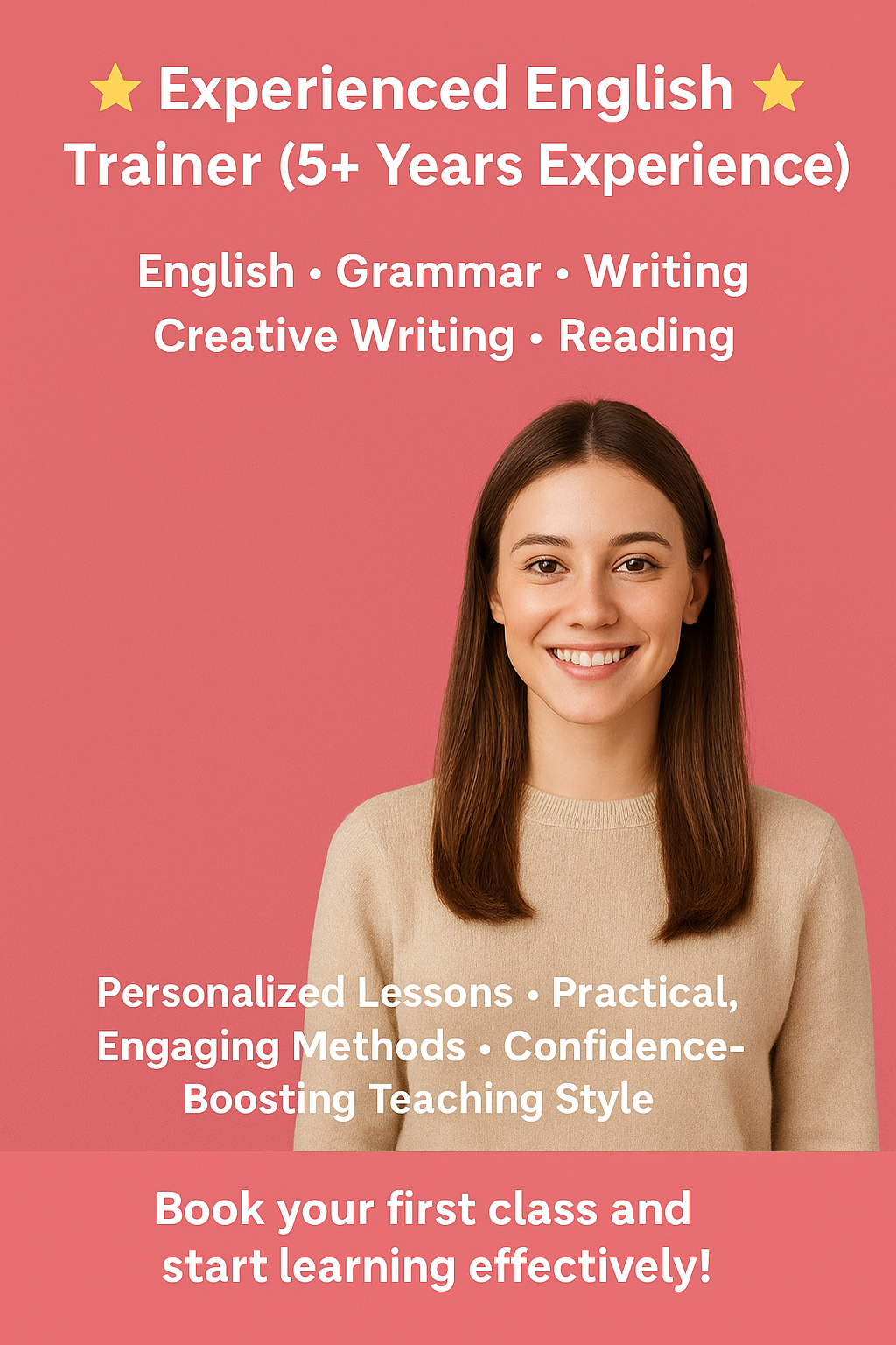 Online Spoken English & Communication Skills Course – Live Classes by Deepika