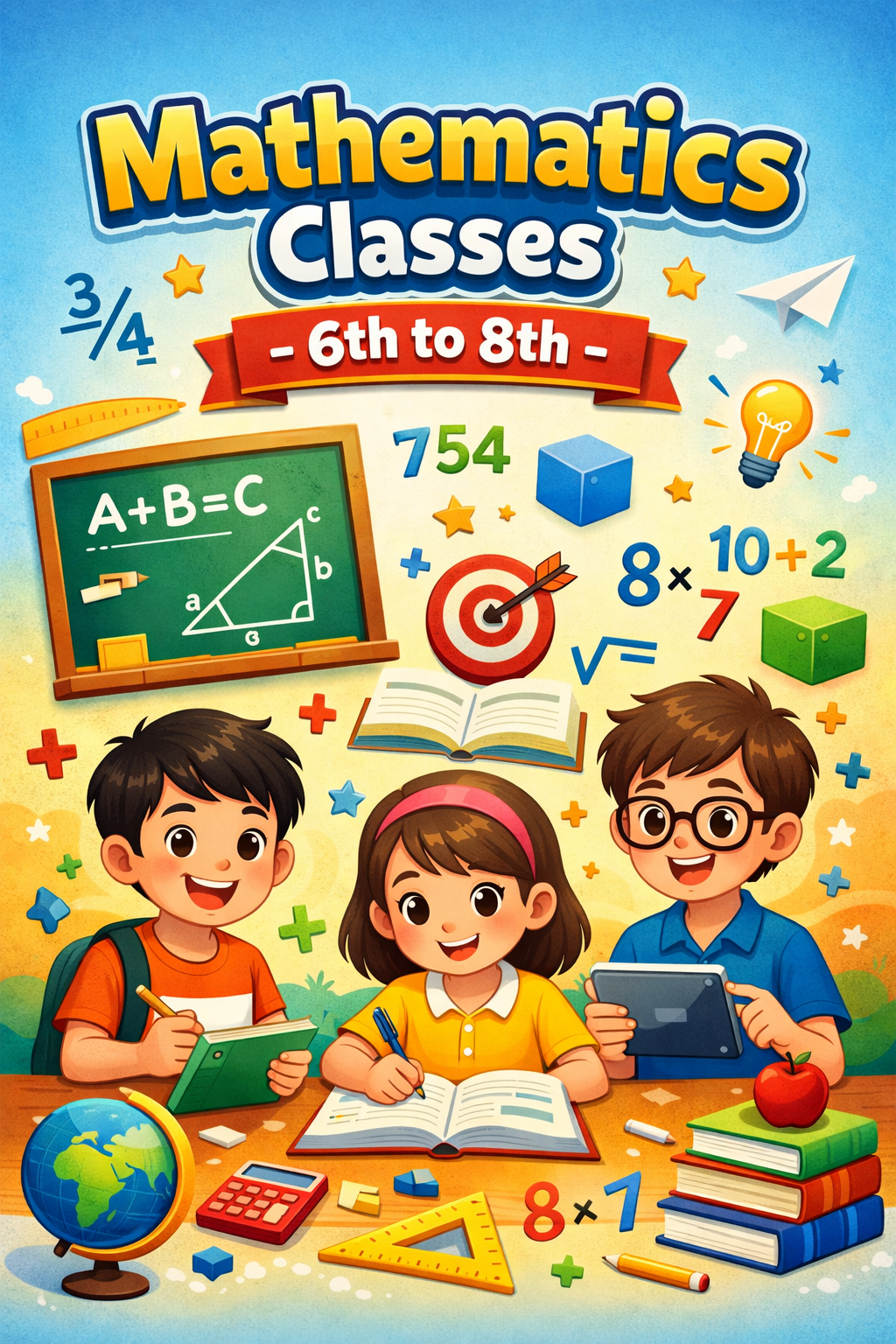 State Board Mathematics Coaching for Classes 6–8 – Online Tamil-Based Learning by JABASELVI IDA