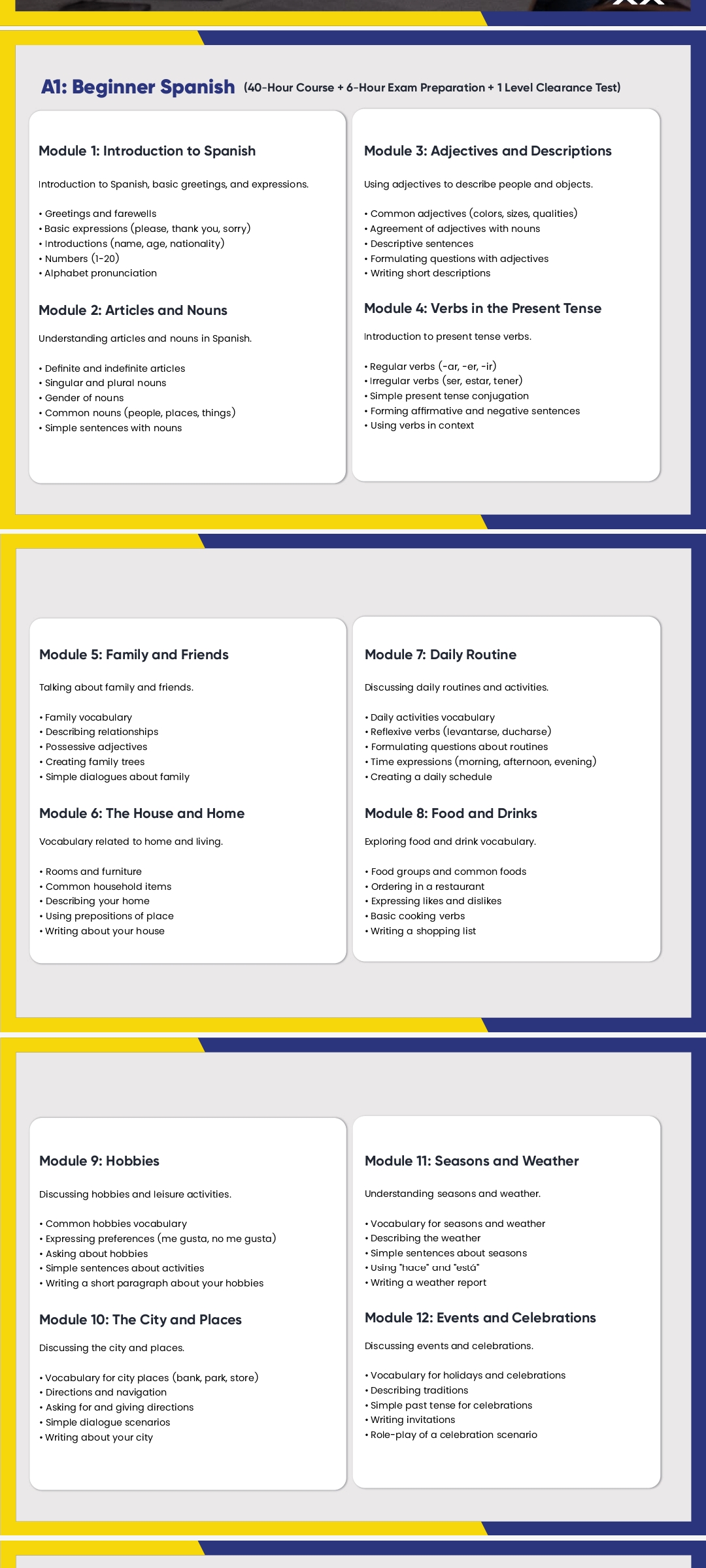Spanish Language A1 & A2 Level Course  by Shivanshu Rohilla