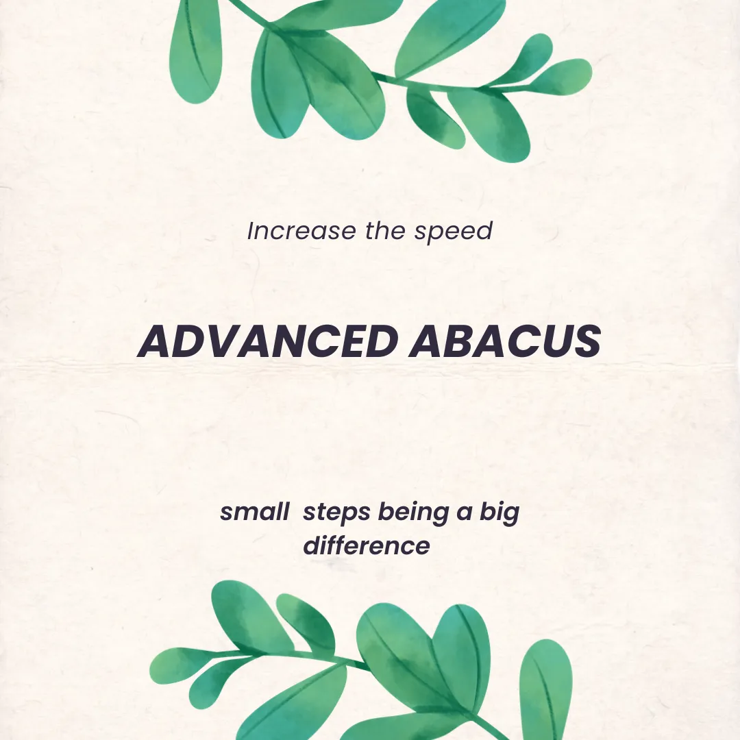 Advanced abacus Program by Joycy Renuka