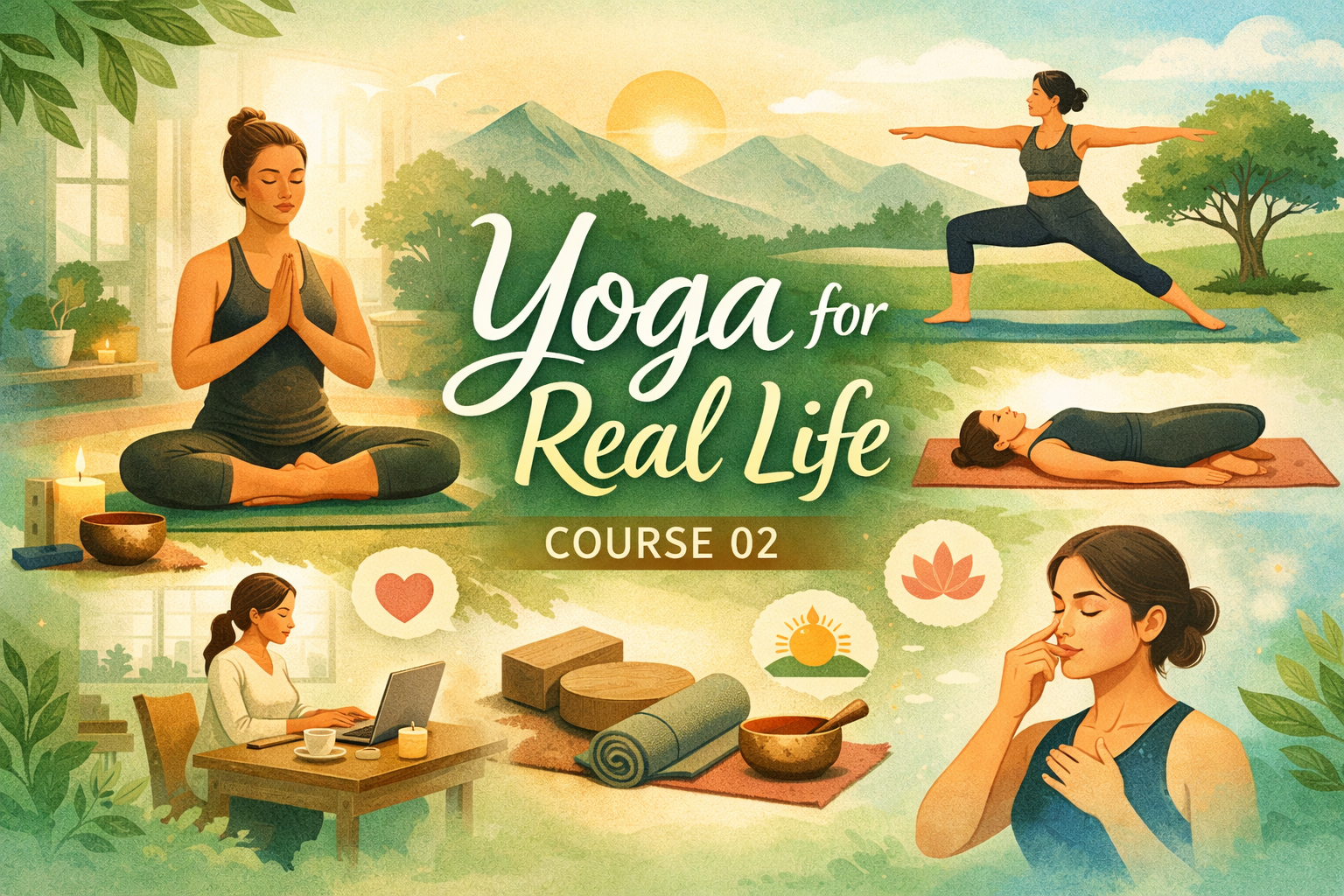 Yoga for Real Life (Level 02)  with Dolly Bhardwaj