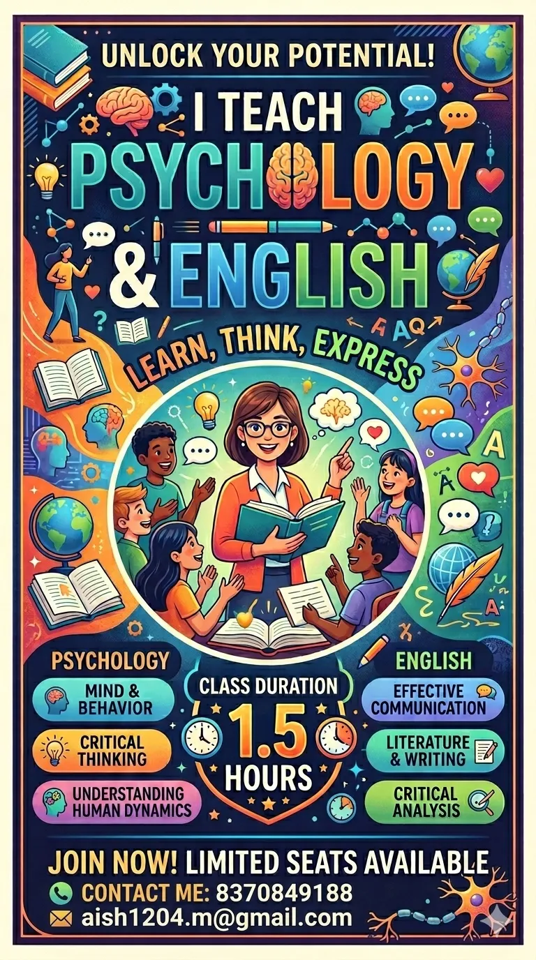 English and Psychology Course by AISHIKI MONDAL