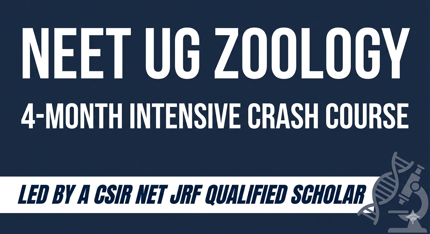 Zoology and biotechnology classes for NEET UG exam