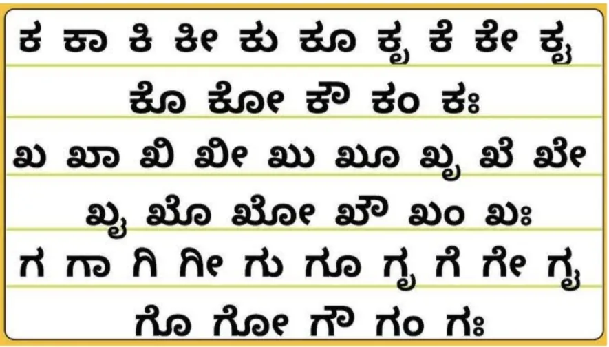 Kannada kagunita
