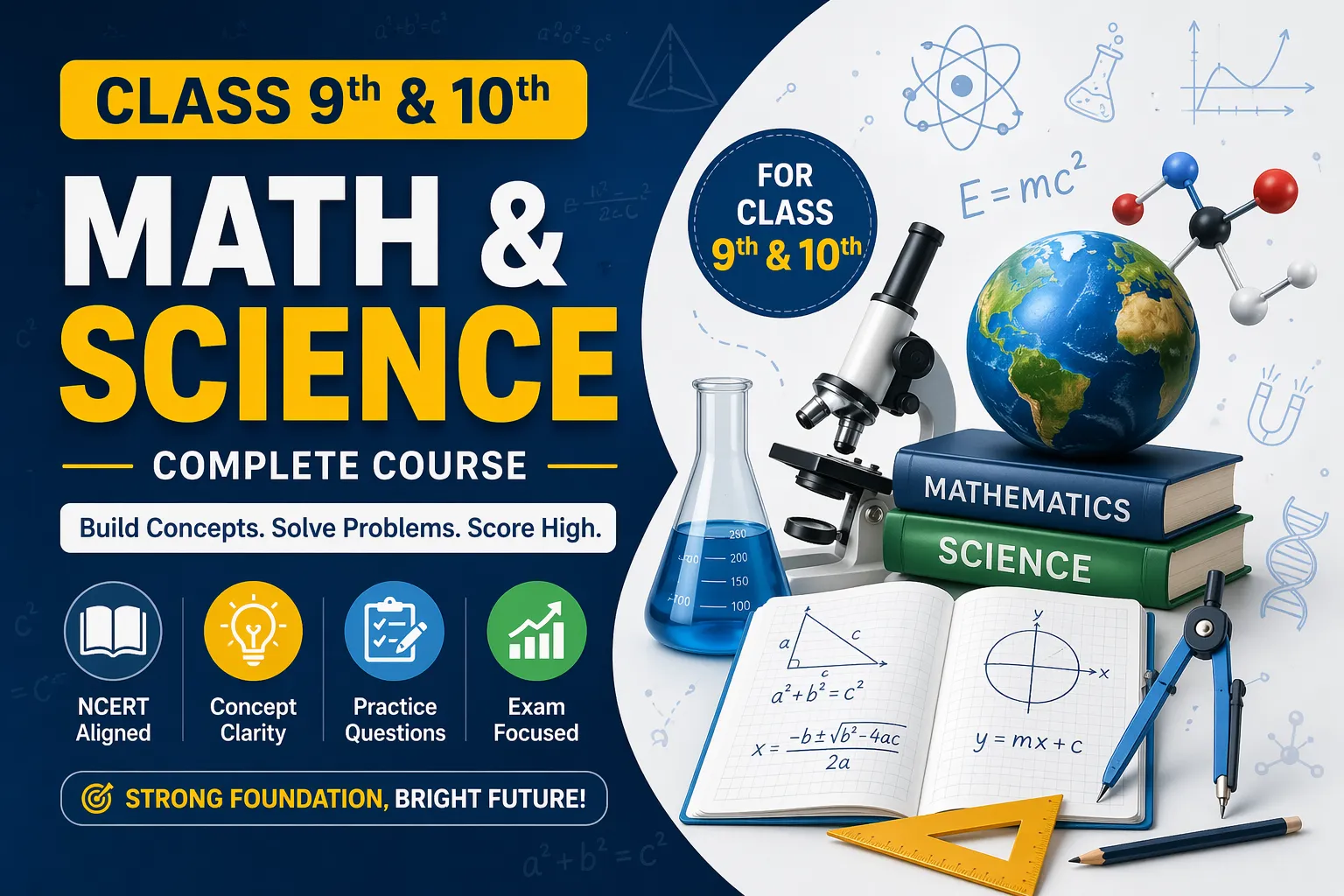 Class 9th &10th for advance MATHS