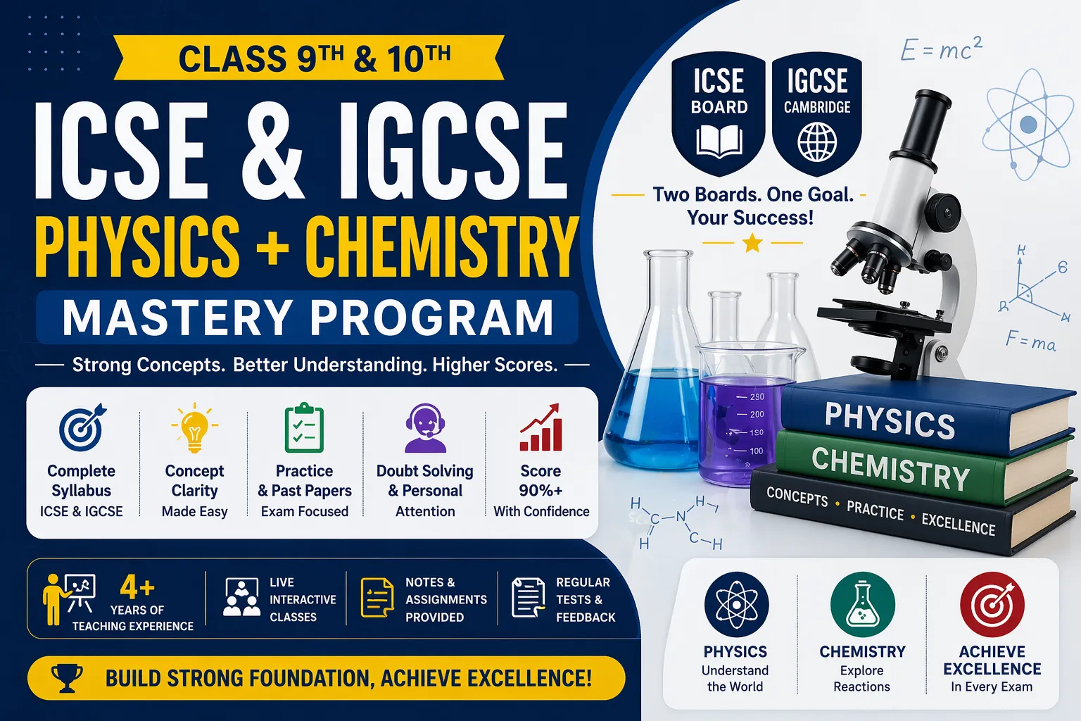 Advanced ICSE & IGCSE Science Program