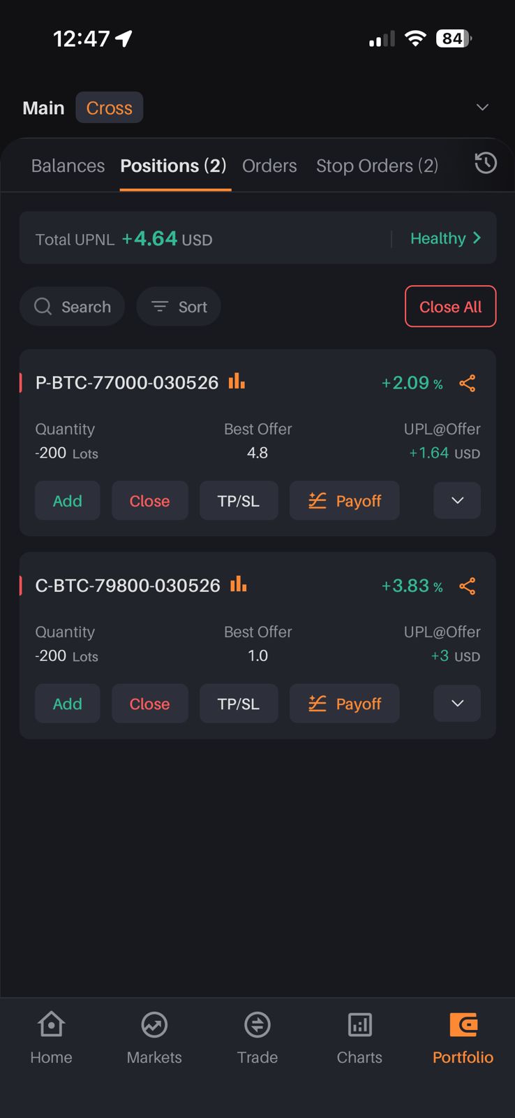 BITCOIN OPTION SELLING