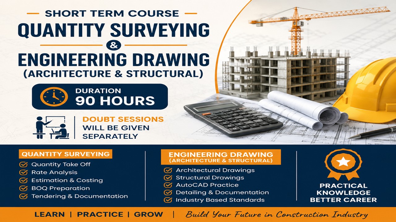 Quantity Surveying (Engineering Drawing included)