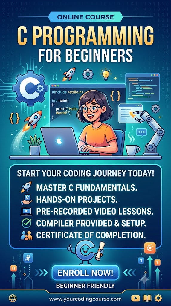 C Programming for beginners - Basic to Advance