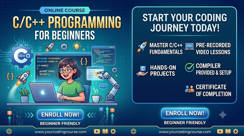 C++ Programming for beginners - Basic to Advance