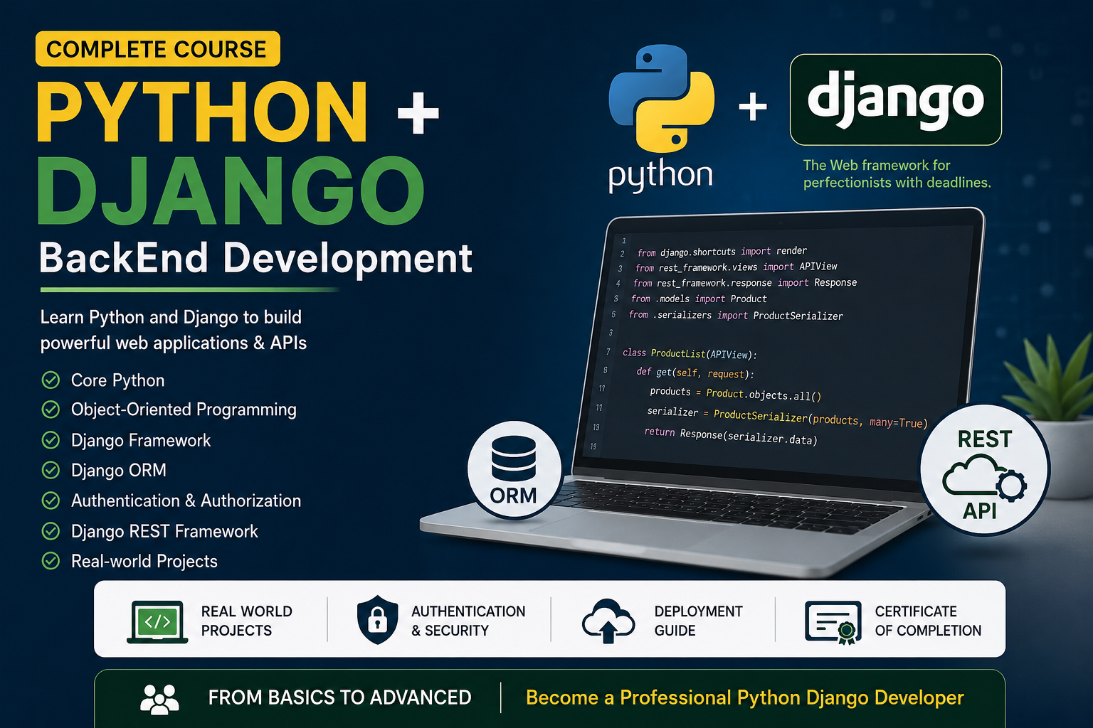 Python & Django Backend Development