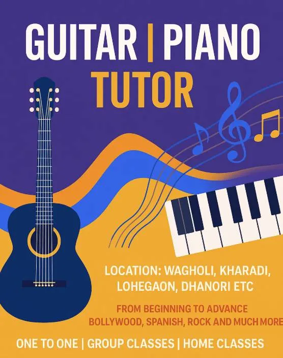 Learn Guitar And Keyboard In 1 Month Course by Rushikesh Suresh Kolpe